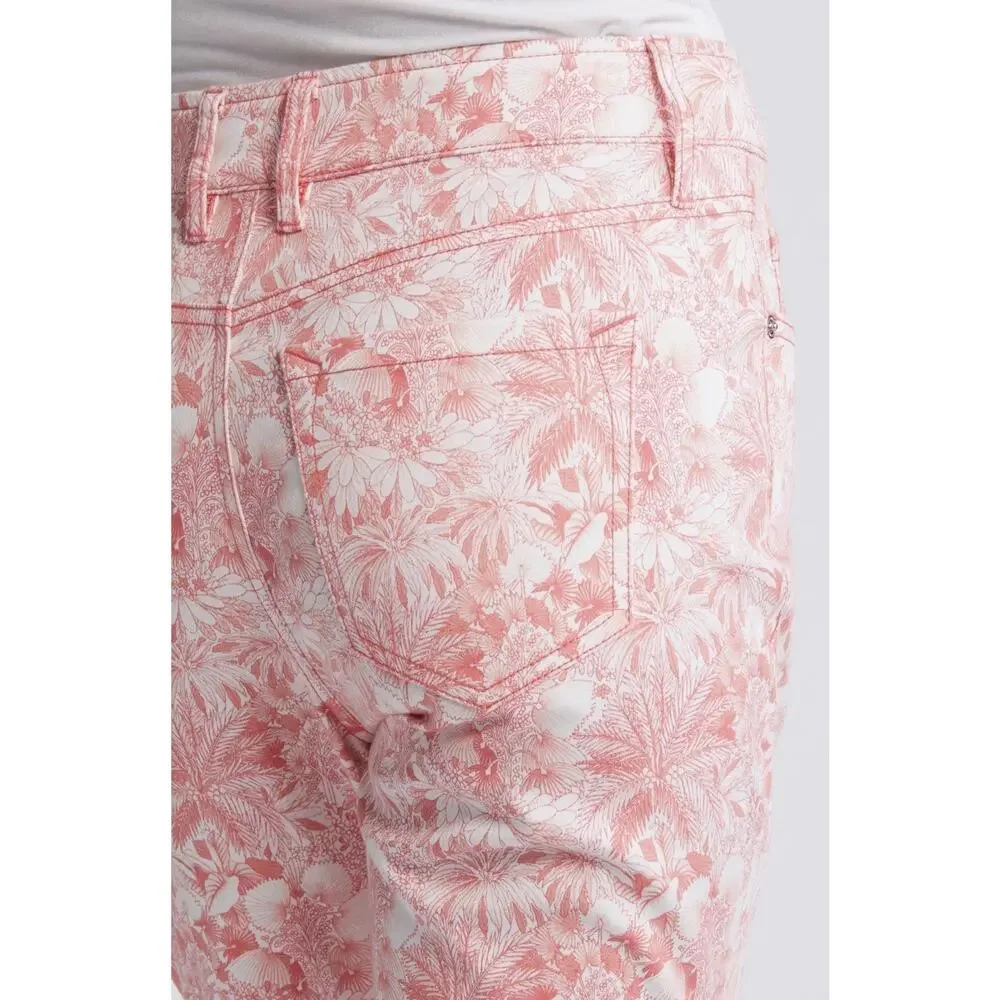 Tommy Bahama Boracay Beach High Rise Ankle Jeans in Paradise Pink - Size 10